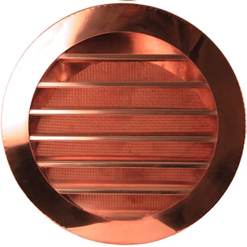 Round Louvered Gable Wall Vent